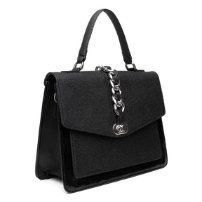 Bolsa Feminina Média Paris Charme Preto