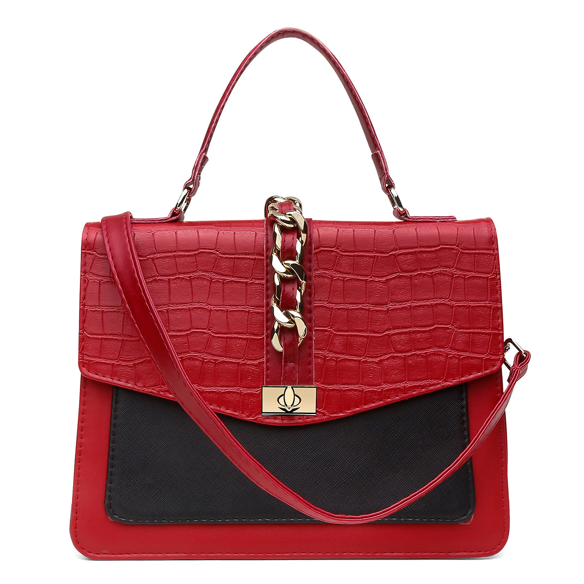 Bolsa Feminina Média Paris Vermelho Ferrari