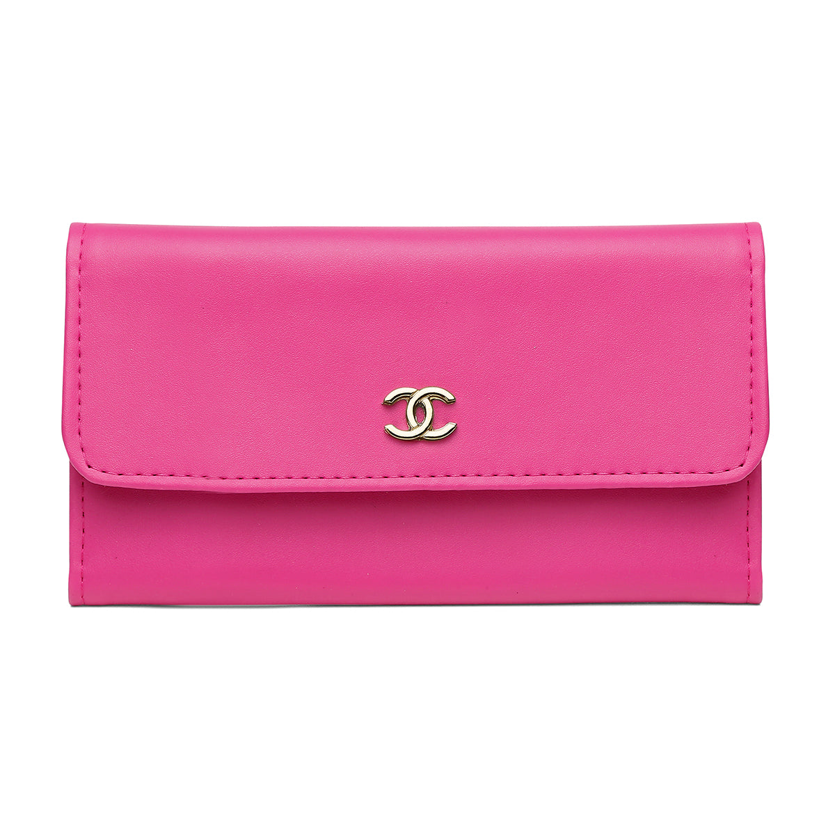 Bolsa Chanel Pink + Carteira Soft + Alça Dupla Transversal Ajustável e Removível