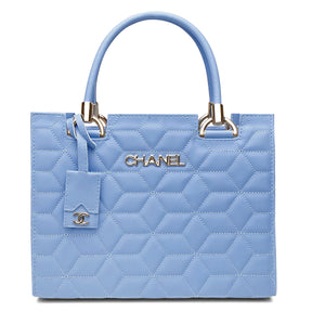 Bolsa Chanel Azul Royal + Carteira Soft + Alça Dupla Transversal Ajustável e Removível