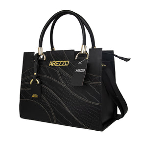 Bolsa Arezzo Croco Preto