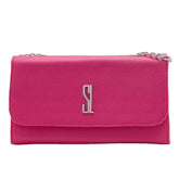 Bolsa Mid Santa Lolla Pink Alça Transversal Corrente